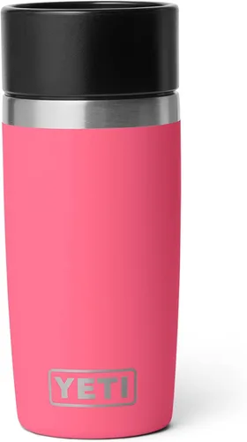 Vista 33 de YETI Rambler - Botella de viaje de 8 onzas, acero inoxidable, aislada al vacío con tapa a prueba de fugas, color negro