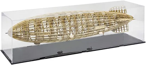 Vista 6 de Viloga DIY Hindenburg Airship 1:453 Kits de modelos de madera, 21.2 pulgadas de corte láser 3D modelo de dirigible de madera kit para construir