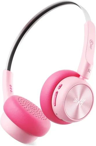 Vista 10 de iKF R1 - Auriculares Bluetooth inalámbricos retro, 60 horas de reproducción, ajuste cómodo 38ms Low Latency, Multipoint Connect, Built-in Mic, App
