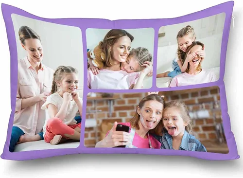Vista 19 de Funda de almohada con foto personalizada, regalos para la familia, fotos personalizadas, fundas de almohada decorativas personalizadas, regalos
