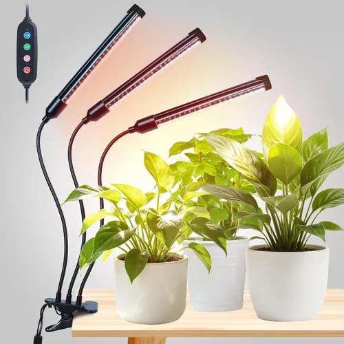Vista 10 de ¡Gamechanger! FECiDA - Luces de cultivo con clip brillante de 18 W