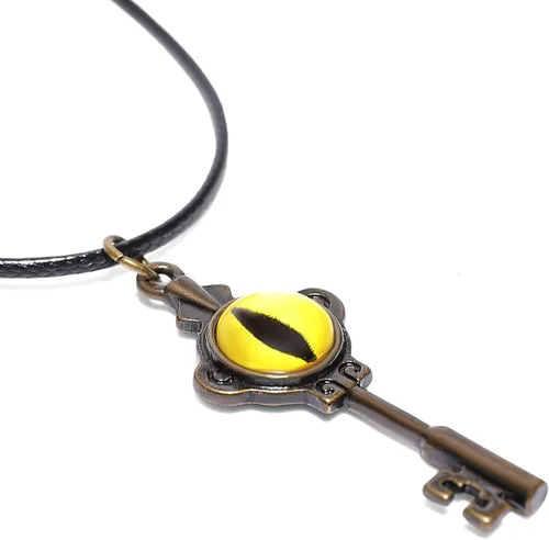 Vista 2 de ASVP Shop La Casa del Búho Collar con Llave, Llave del Portal de La Casa del Búho, Collar Lumity, Cosplay de Amity