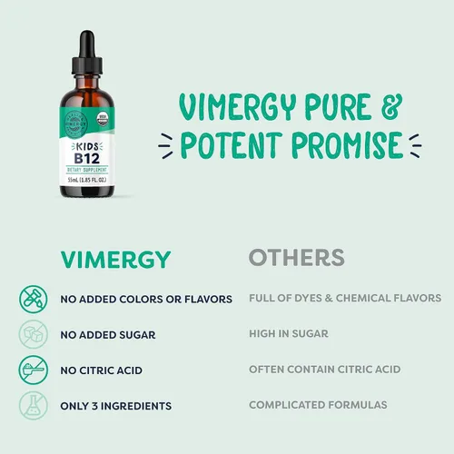 Vista 6 de Vimergy Zinc para niños (1.9 fl oz) y niños B12 (1.9 fl oz) - Kits