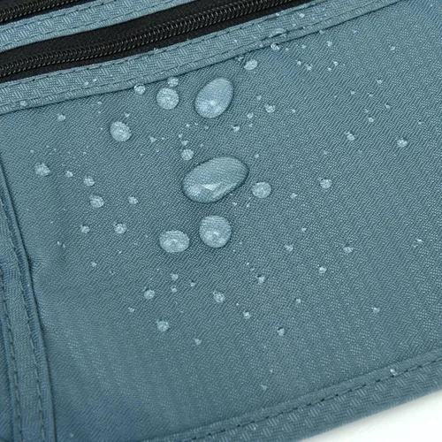 Vista 36 de DAITET Cinturón de dinero, soporte para pasaporte, cartera de viaje oculta segura con bloqueo RFID, riñonera encubierta (negro), Negro, Rfid
