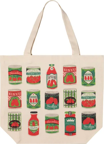 Vista 16 de Now Designs Printed Reusable Cotton Tote Bag, 15 x 18 inch