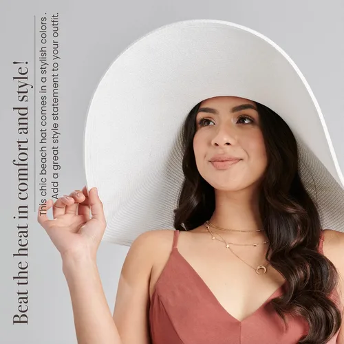 Vista 43 de San Diego Hat Company Ultrabraid Sombrero con ala extra grande, para mujer.