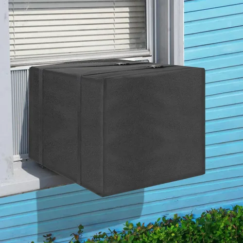 Vista 7 de Cubiertas de aire acondicionado para unidades de ventana, cubierta de aire acondicionado para unidad exterior de invierno al aire libre, resistente
