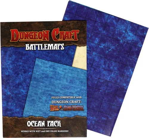 Vista 16 de Dungeon Craft RPG & DND Set de Inicio – Kit de Esenciales de Mapas Plegables – Set de 4 – Expedición