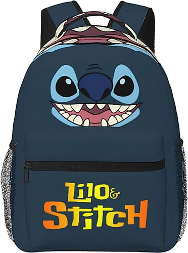Vista 2 de NBTZ ZX Mochila para niños y niñas, mochila de anime, linda mochila escolar para niños con correas ajustables para el hombro y mochila duradera