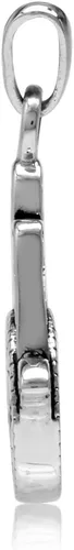 Vista 3 de Silvershake 925 Sterling Silver Hamsa Hand of Fatima Charm Pendant