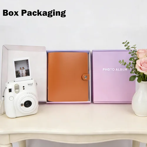 Vista 2 de Mini álbum de fotos con 360 bolsillos para cámara instantánea Fujifilm Instax Mini 12 11 9 8+ 8 LiPlay, álbum de imágenes para Polaroid Snap/Snap