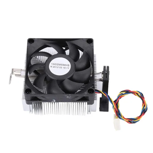 Vista 5 de Ventilador de refrigeración de CPU, rodamiento hidráulico de 12 V, ventilador silencioso de refrigeración de CPU de 2200 RPM, disipador de calor