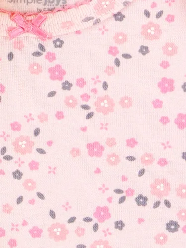 Vista 6 de Simple Joys by Carter's - Paquete de 6 mamelucos de manga corta para bebés niña