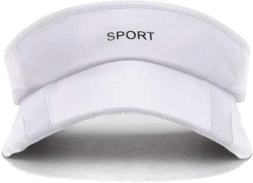 Vista 3 de Viseras solares para mujer con visera retráctil, visera de golf, protección UV, gorra de playa, tenis, correr, deporte, sombrero ajustable