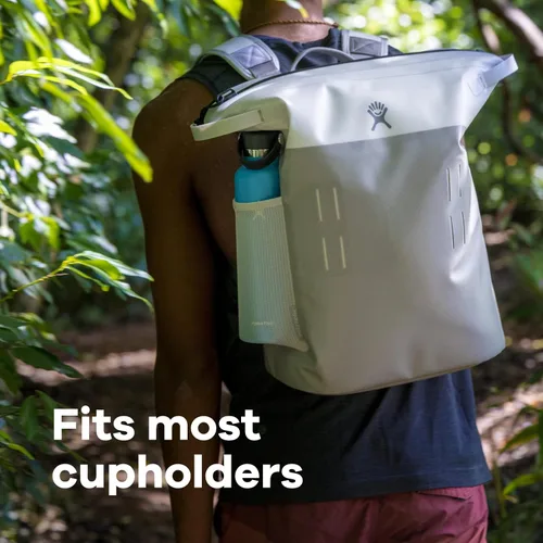 Vista 5 de Hydro Flask - Botella de agua de boca estándar con tapa de popote flexible de 24 onzas, Agave
