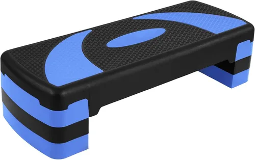 Vista 15 de BalanceFrom 31-inch Aerobic Step Platform Trainer with 3 Adjustable Risers Negro