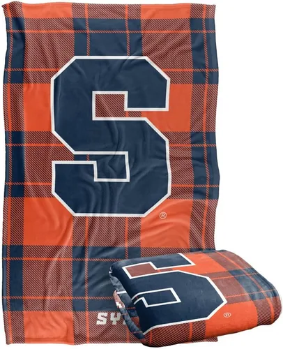 Vista 214 de LOGOVISION St John's University Campus Plaid Spirit Silky Touch Manta súper suave 36 x 58 pulgadas