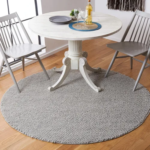 Vista 10 de SAFAVIEH Natura Collection - Alfombra decorativa, 2 x 3 pies, color beige, mezcla de lana hecha a mano, diseño texturizado, ideal para pasillo