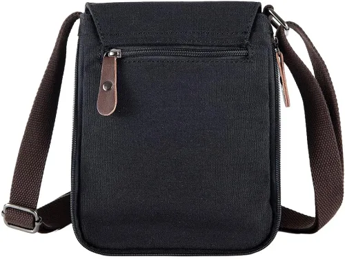 Vista 3 de Sechunk Bolso bandolera de lona vintage pequeño Bb_284