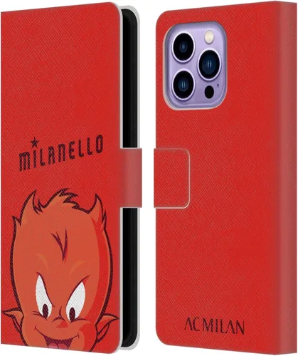 Vista 99 de Head Case Designs Officially Licensed AC Milan Dream Big Children Leather Wallet Case Compatible with Apple iPhone 11