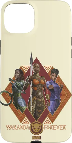 Vista 9 de iPhone 16 Marvel Black Panther: Wakanda Forever Hero Warrior Trio Case