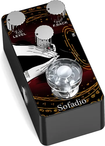 Vista 7 de Pedal de efectos ABY, conmutador AB de selector de línea de caja, Mini pedal de efecto de guitarra eléctrica, True Bypass (ABY)