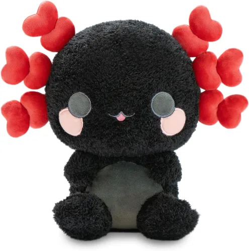 Vista 8 de Cuddle Barn PlushGoals - Kai el Kirin Mítico Juguete de peluche de animal de peluche azul inspirado en el folclore del dragón kawaii, 9 pulgadas