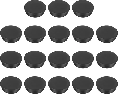 Vista 46 de MECCANIXITY - Tapones de silicona en forma de T (26mm, 1 pulgada de diámetro), color negro