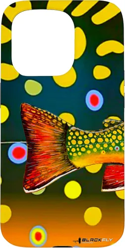 Vista 14 de Brook Trout Fly Fishing Trout Skin Phone Case by Black Fly Case for iPhone 17
