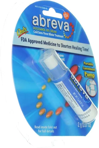 Vista 3 de Abreva 2grm Tamaño de la bomba 1ct Abreva Tratamiento para herpes labial
