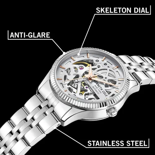 Vista 6 de Kenneth Cole New York Luxury Watch for Men, Automatic Movement, Water Resistant, Sophisticated & Sleek Design