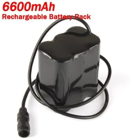 Vista 3 de ePathDirect - 1 batería recargable de repuesto de 8,4 V 6600 mAh para faros delanteros y luces de bicicleta