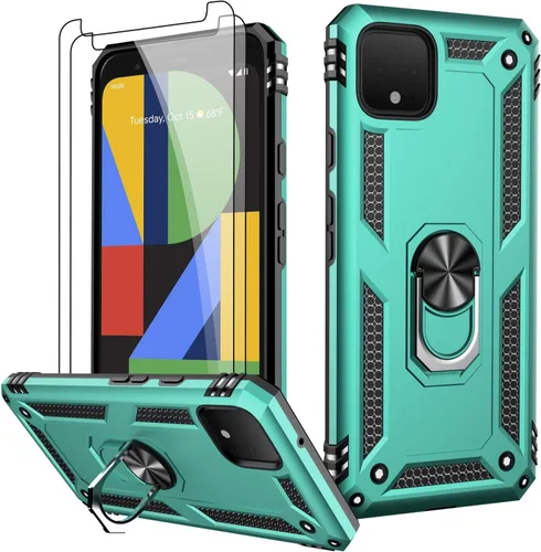 Vista 40 de LUMARKE para Google Pixel 3A XL - Funda con protector de pantalla, funda protectora grado militar probada contra caídas de 16 pies con soporte
