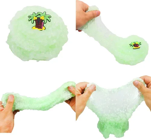 Vista 6 de Kit de Suministros de Slime Mantecoso Esponjoso DIY Juguete Antiestrés Slime Perfumado, Regalo de Favor de Fiesta Educativa y Cumpleaños 6