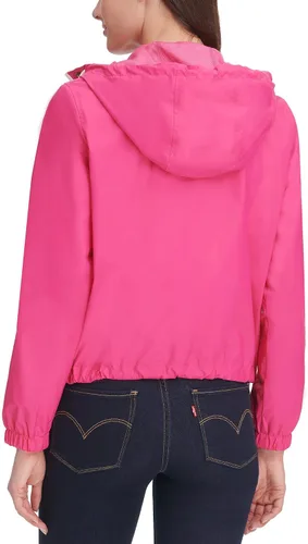 Vista 2 de Levi's Chaqueta cortavientos impermeable retro con capucha para mujer (tallas estándar y extra)