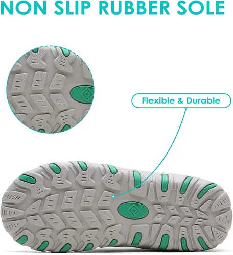 Vista 6 de DREAM PAIRS Zapatillas de senderismo antideslizantes para niños y niñas