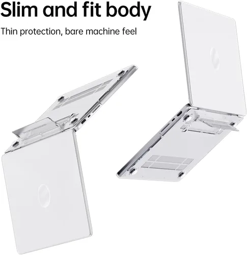 Vista 4 de IVY Carcasa rígida para MacBook Air 15 con M2 (A2941) con soporte plegable - blanco