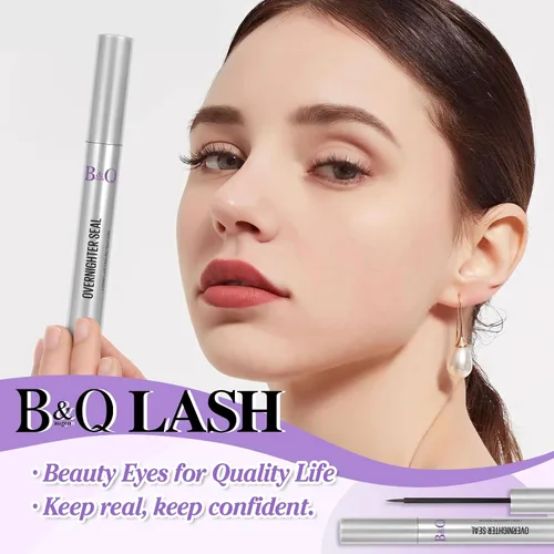 Vista 7 de Sellador de pestañas 10ML Sellador de pestañas para racimos de pestañas Sellador de pestañas negro para extensiones de pestañas Sellador de pestañas