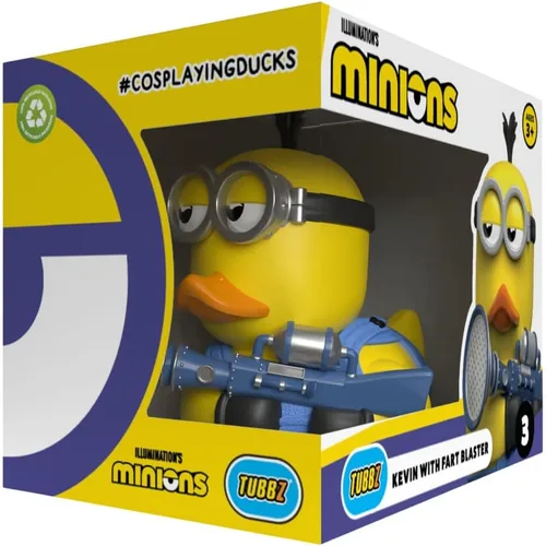Vista 7 de TUBBZ Boxed Edition Minions Bob - Figura coleccionable de pato de goma de vinilo – Producto oficial de Despicable Me 4 Minions – TV, películas
