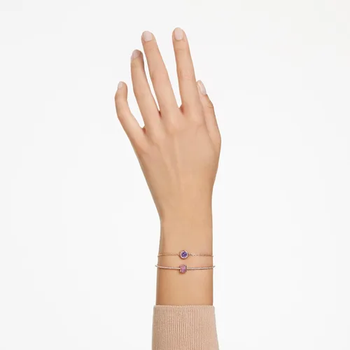 Vista 5 de Swarovski Chroma Twist Cocktail Ring, Versatile Multi Color Crystals, Playful Rotating Construction, Gold Tone Finish