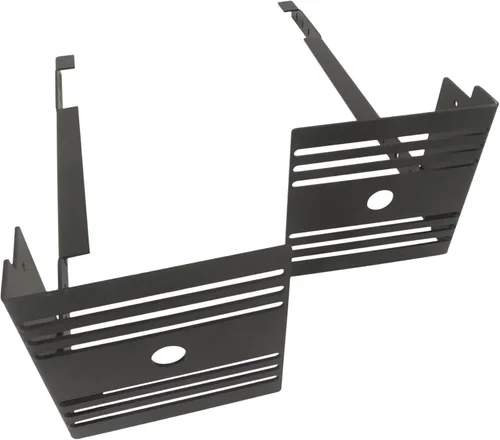 Vista 4 de Tech Team #928 Kit de soporte de extensión universal extra largo para estribo/cabecero, acero resistente, placas de montaje de gran