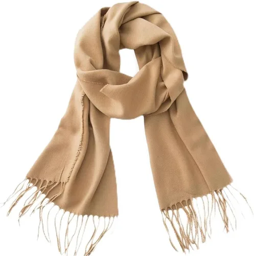 Vista 30 de Bufanda de invierno clásica con sensación de cachemira, colección súper suave