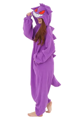 Vista 3 de Adulto Pokémon Gengar Kigurumi Multicolor