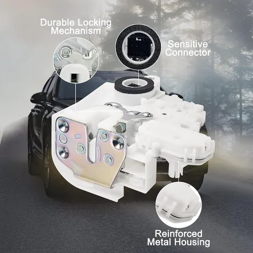 Vista 3 de SYERAL Actuador de pestillo de cerradura de puerta delantero izquierdo lado del conductor Compatible con Honda CRV EX EXL LX 2007-2011 Cerradura