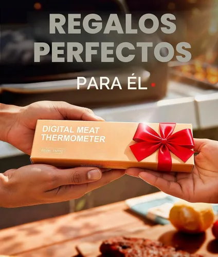 Vista 8 de Termómetro digital de lectura instantánea para carne, termómetro de Verde