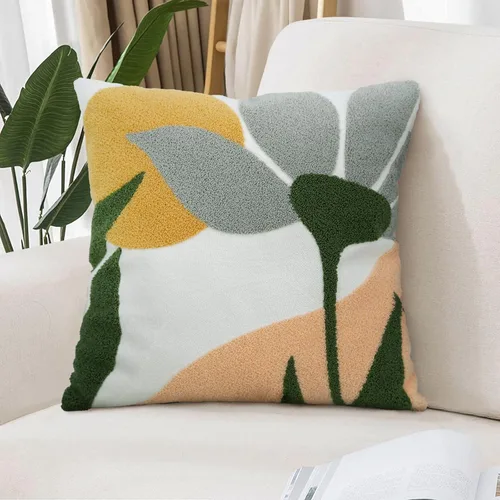 Vista 9 de Merrycolor Fundas de Cojines Decorativos con Mechones Estilo Boho (Naranja y Rosa, 20" x 12" (Paquete de 1))