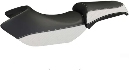Vista 15 de Funda de asiento compatible con BMW R 1200 GS (05-12) modelo Siracusa Color de Tappezzeria Italia
