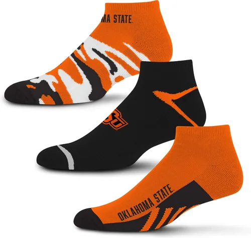 Vista 21 de For Bare Feet Paquete de 3 calcetines tobilleros unisex para adultos de la NCAA Camo Boom