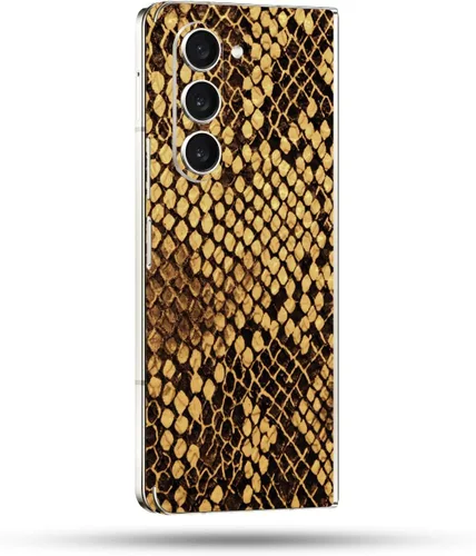 Vista 55 de MightySkins Skin compatible con Samsung Galaxy Z Fold 5 - Puppy Fall Funda protectora de vinilo duradera y única Fácil de aplicar, quitar