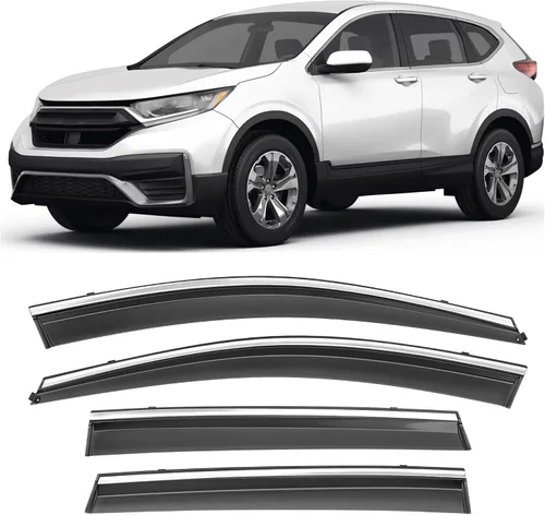 Vista 19 de Deflectores de ventana irrompibles con cinta para Chevrolet Equinox 2025-2026